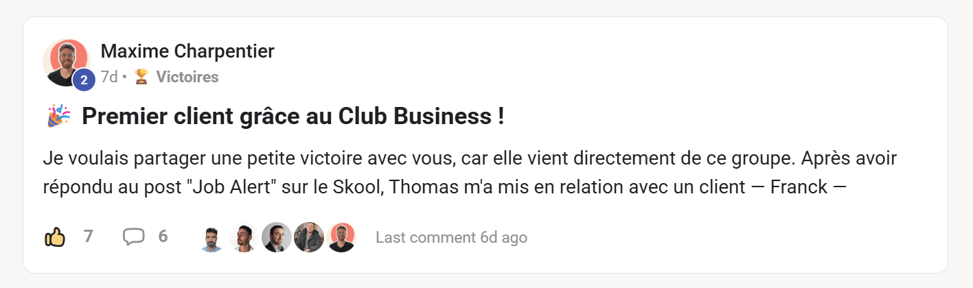Témoignage 1